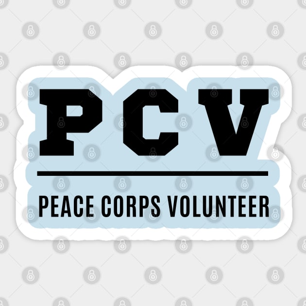 PCV - Peace Corps Volunteer Sticker by e s p y